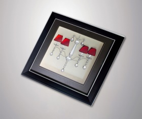 Crystal Wall Art Framed Crystal Art Diyas Home Decor